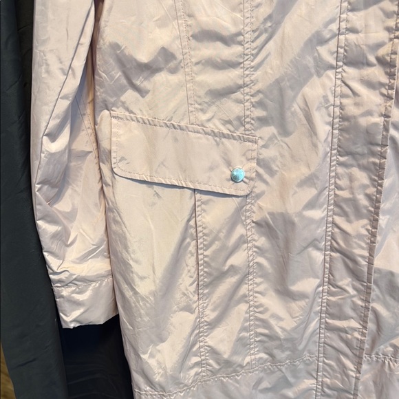 Cole Haan Signature Packable Hooded Rain Jacket – Petites XL – Blush Pink - Picture 5 of 9